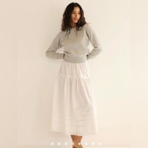 Doen Sebastiane White Skirt Small